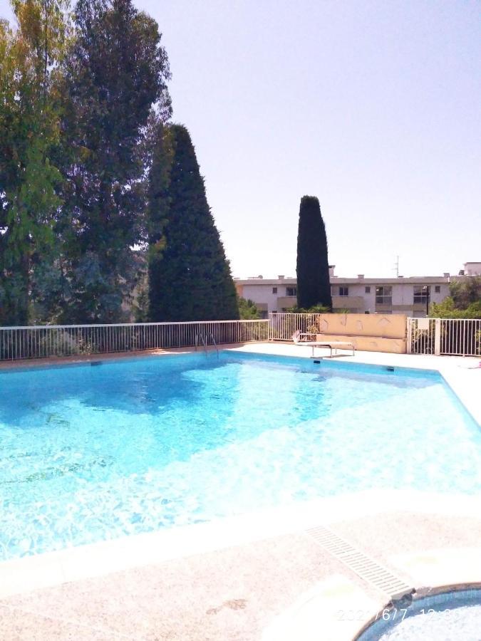 Nice- Gairaut - Jardin Prive- Grand F1 Lumineux-Piscine Collective Kültér fotó