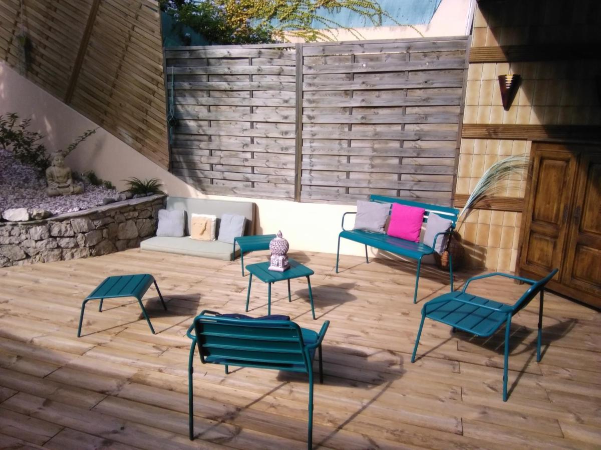 Nice- Gairaut - Jardin Prive- Grand F1 Lumineux-Piscine Collective Kültér fotó