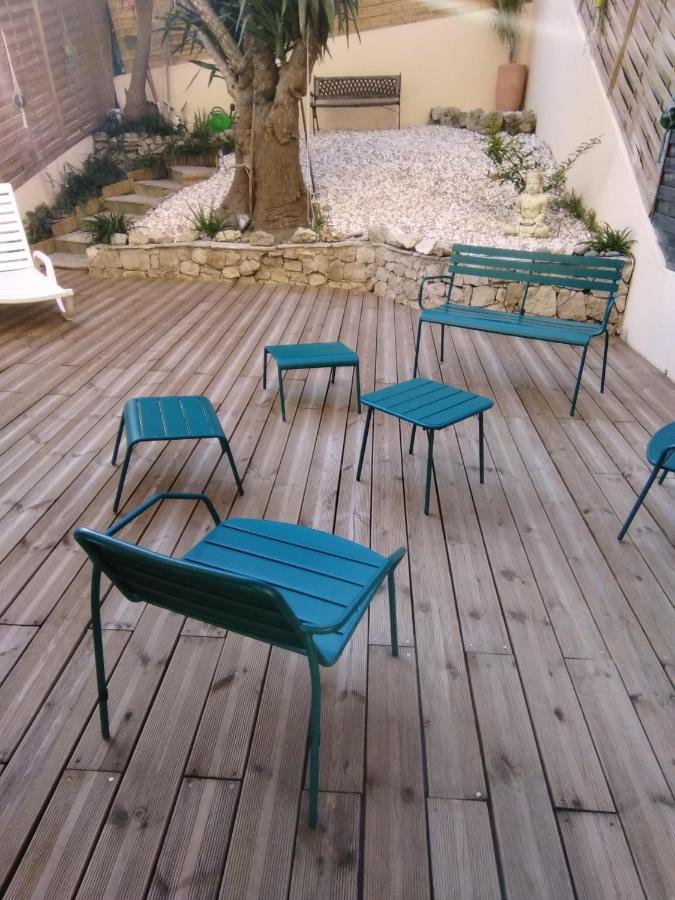 Nice- Gairaut - Jardin Prive- Grand F1 Lumineux-Piscine Collective Kültér fotó