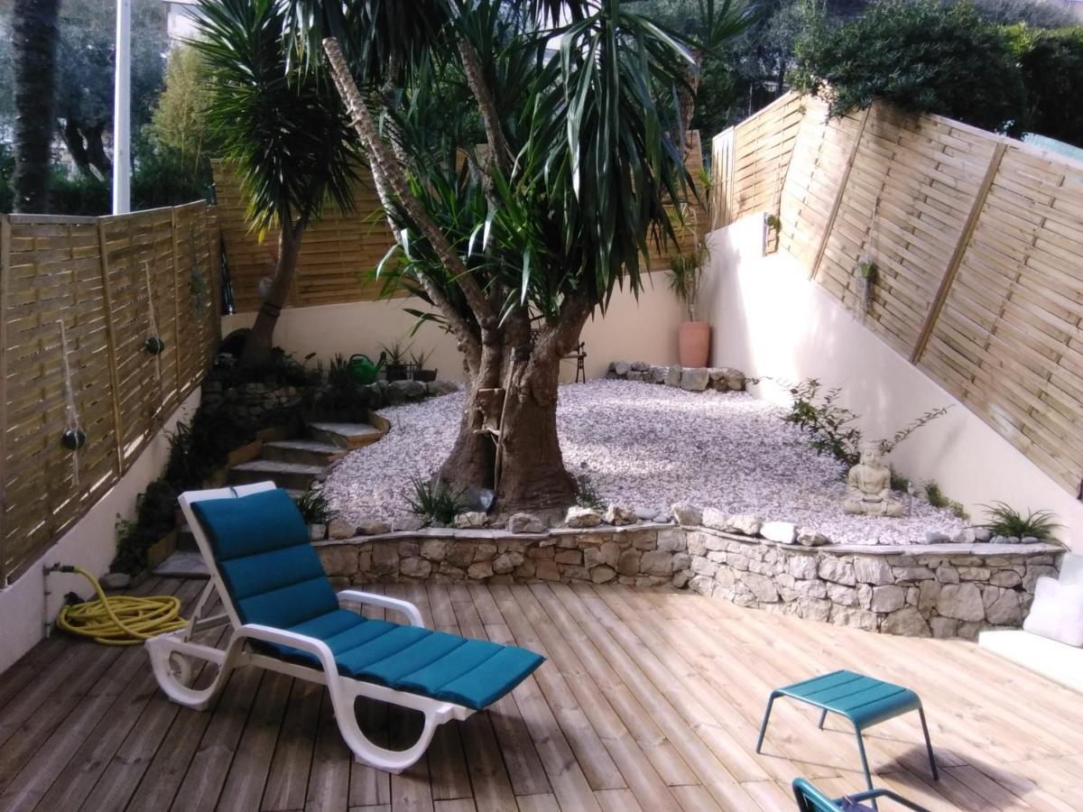 Nice- Gairaut - Jardin Prive- Grand F1 Lumineux-Piscine Collective Kültér fotó