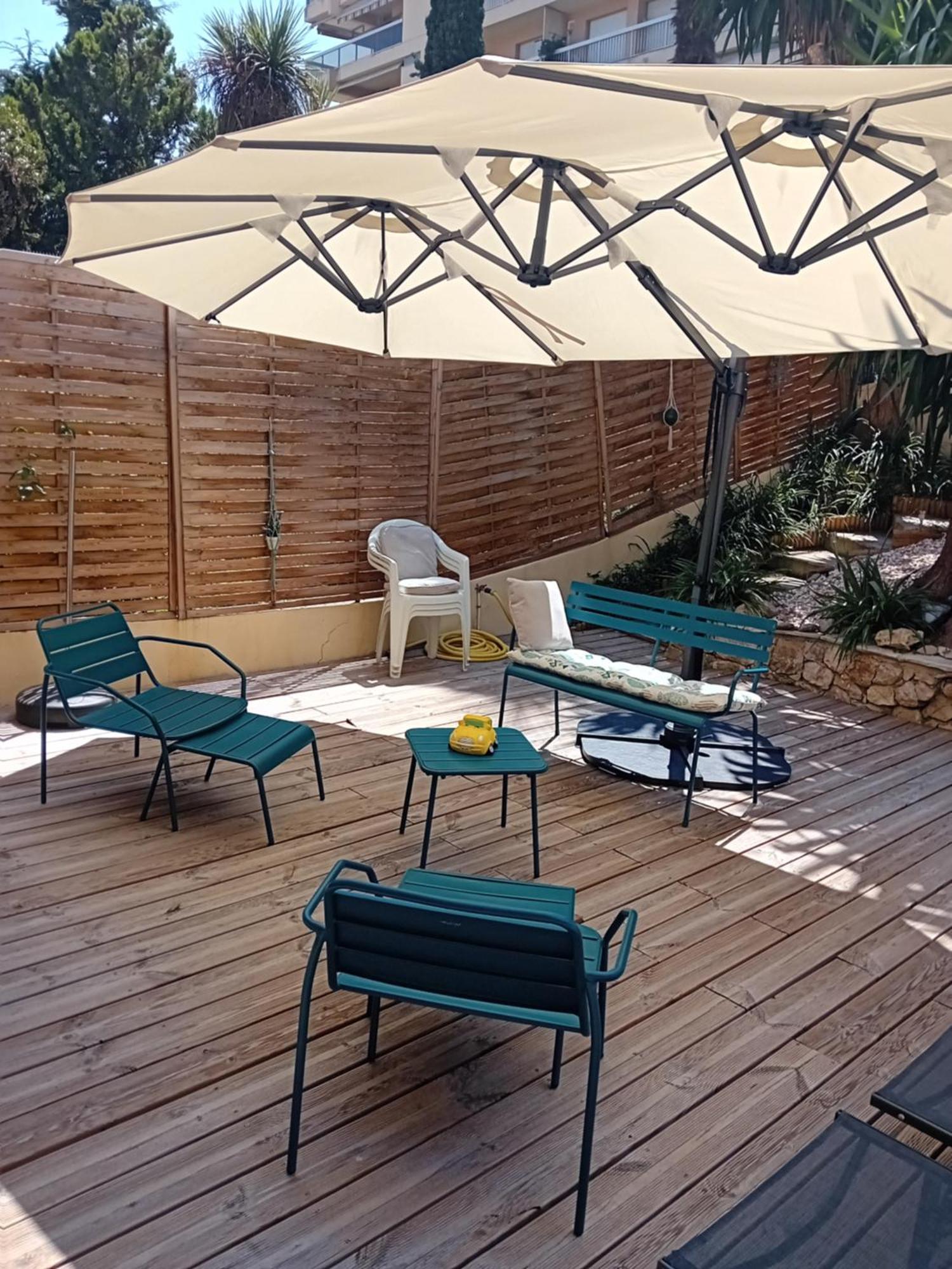 Nice- Gairaut - Jardin Prive- Grand F1 Lumineux-Piscine Collective Kültér fotó